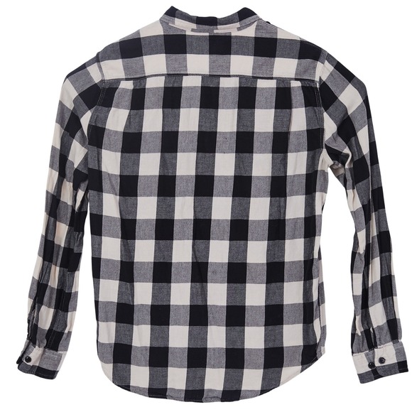 Denim & Supply RalphLauren Men's Black White Plaid Flannel Shirt Size M Cotton - Picture 4 of 13